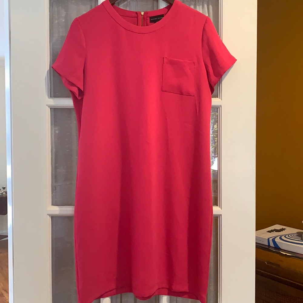 NWOT Pink t shirt work dress